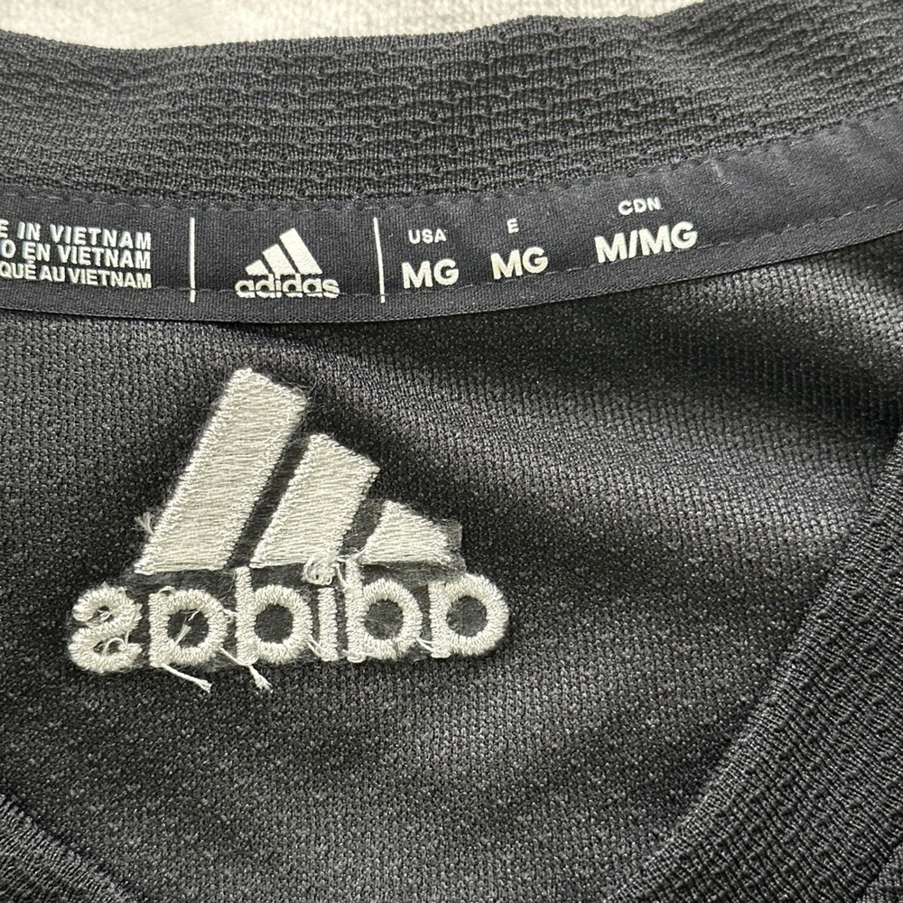Adidas adiTeam AG STK2 Hockey Practice Training Jersey Black Mens Medium  EC7632 - Picture 3 of 10